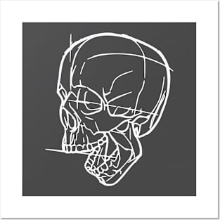 Skull Drawing Posters and Art